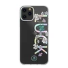 Kingxbar Lucky Series su Swarovski kristalais iPhone 12 mini telefono dėklas skaidrus (Luck)