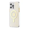 Dėklas Kingxbar PQY Geek Series magnetic iPhone 14 Plus MagSafe auksinis