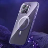 Kingxbar PQY Ice Crystal Series magnetic Apple iPhone 14 MagSafe dėklas telefonui pilkos spalvos