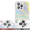 Kingxbar Shell Series luxury elegant phone dėklas telefonui Apple iPhone 13 Pro pearl-mint