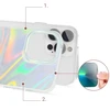 Kingxbar Shell Series luxury elegant phone dėklas telefonui Apple iPhone 13 Pro pearl-mėlynos spalvos