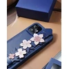 Kingxbar Sweet Series su Swarovski kristalais iPhone 12 mini telefono dėklas žalios spalvos