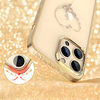 Dėklas Silikonas su Swarovski kristalais Kingxbar Wish Series Apple iPhone 14 Plus - auksinis