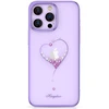 Dėklas Silikonas su Swarovski kristalais Kingxbar Wish Series iPhone 14 Plus - violetinė