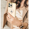 Dėklas Silikonas su Swarovski kristalais Kingxbar Wish Series Apple iPhone 14 Plus - auksinis