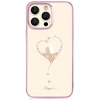 Silicone with Swarovski crystals Kingxbar Wish Series iPhone 14 Plus – dėklas telefonui rožinės spalvos