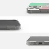 Ringke Fusion Design PC TPU Bumper iPhone 12 Pro Max dėklas telefonui rožinės ir žalios spalvos (GNAP0028)