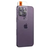 Spigen Glass EZ Fit Optik Pro 2 Pack, deep violetinė – Apple iPhone 14 Pro/Apple iPhone 14 Pro Max
