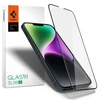 Apsauginis stiklas Spigen GLASS FC Apple iPhone 13 / 13 Pro / 14 su juodos spalvos krašteliu