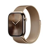 Išmanusis laikrodis Apple Watch 10 GPS + Cellular 46mm Gold Titanium Milanese Loop M/L Auksinis (MX003QF/A)