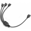 Ek Water Blocks Ek Vanduo Blocks EK Vanduo BlocEK Vanduo Blocks EK-Loop D-RGB splitter cable, 3-way – juodas