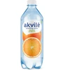 Aromatizēts dzeramais ūdens AKVILE ar apelsīnu aromātu, gāzēts, 0,6l (DEP)