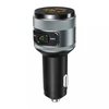 ART transmiter FM bluetooth 5.0 + 2 x USB A QC3.0 FM-57 juodas