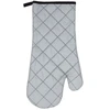 Comfort Asi Collection Heat-resistant grill glove 18x38cm sidabrinis/juodas stitching