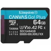 Atminties kortelė KINGSTON 64 GB Micro SDXC CANVAS GO! PLUS GEN4 200R A2 U3 be adapterio