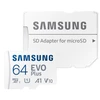 Atminties kortelė Samsung EVO PLUS microSDXC 64GB