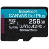 Kingston memory card 256GB Micro SDXC Canvas Go Plus Gen4 200MB/s A2 U3 V30 + adapter