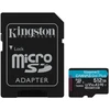 Kingston memory card 512GB Micro SDXC Canvas Go Plus Gen4 200MB/s A2 U3 V30 + adapter