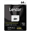 Atminties kortelė Lexar High-Endurance Micro SDHC/Micro SDXC 64GB memory card