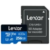 Lexar High-Performance 633x Micro SDXC 256GB memory card + SD adapter