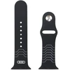 Audi Geometrinio rašto išmaniojo laikrodžio dirželis Apple Watch (44/45/46/49 mm) | Silikonas | juodas