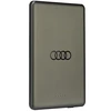 Powerbank Audi Big Logo MagSafe indukcinis 15W 5000mAh - pilkos spalvos