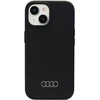 Apple iPhone 15 Audi silikoninis dėklas (AU-LSRIP15-Q3/D1-BK) juodos spalvos