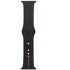 Audi Sport Raudona Logo Silicone Watch Strap for Apple Watch 40 / 41 / 42 mm - juodas