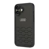 Apple iPhone 16 Plus Audi Synthetic Leather (AU-TPUPCIP16M-GT/D2-BK) dėklas telefonui juodos spalvos