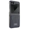 Samsung Galaxy Z Flip6 Audi Synthetic Leather (AU-TPUPCFlip6-Q5/D1-BK) dėklas telefonui juodos spalvos