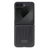 Samsung Galaxy Z Flip6 Audi Synthetic Leather (AU-TPUPCFlip6-Q5/D1-BK) dėklas telefonui juodos spalvos