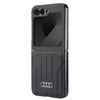 Samsung Galaxy Z Flip6 Audi Synthetic Leather (AU-TPUPCFlip6-Q5/D1-BK) dėklas telefonui juodos spalvos