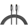 Kabelis Nedis CATB25000GY10 kabelis audio 1 m TOSLINK Pilka