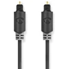 Nedis Optický audio kabelis TosLink (M) - TosLink (M) 5.00 m antracit