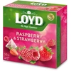 Augļu tēja LOYD Pyramids ar aveņu un zemeņu garšu, 50x2 g