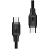 Aukey CB-CC1P OEM kabelis USB-C - USB-C 1m 60W PD 3A 5Gbps 20V PVC juodas
