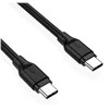 Aukey CB-CC1P OEM kabelis USB-C - USB-C 1m 60W PD 3A 5Gbps 20V PVC juodas