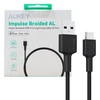 USB Laidas - AUKEY CB-CD30 0.9m USB A į USB C Greito Įkrovimo Juodas
