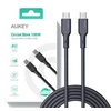 USB Kabelis - Aukey 100W 5A PD 1m, Juodas