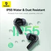 Ausinės Baseus Bass BF1 NC In-Ear True Belaidės Earphones Baby Rožinė