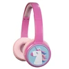 Ausinės dziecięce Bluetooth rožinė Denver BTH-106P