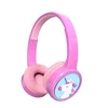 Ausinės dziecięce Bluetooth rožinė Denver BTH-106P