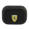 Dėklas Ferrari FESAPCABK AirPods Pro dangtelis juodas/juodas On Track PU Carbon