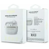 Ausinės Guess Auksinė Line Glossy Finish TWS Belaidės Earphones Baltas