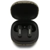 Guess PU 4G Metal Logo ENC TWS belaidės ausinės rudos spalvos