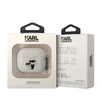 Karl Lagerfeld KLA3HNKCTGT Airpods 3 dėklas skaidrus Glitter Karl&Choupette