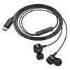 Borofone Ausinės BM94 Sonar su mikrofonu Type C (DAC) juodos spalvos