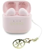 Ausinės TWS Guess Glossy Effect Printed Classic Logo & Charm rožinė