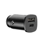 Baseus Square automobilinis įkroviklis PPS QC4.0 / PD3.0 5A 30W - Juodas