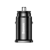 Baseus Square automobilinis įkroviklis PPS QC4.0 / PD3.0 5A 30W - Juodas